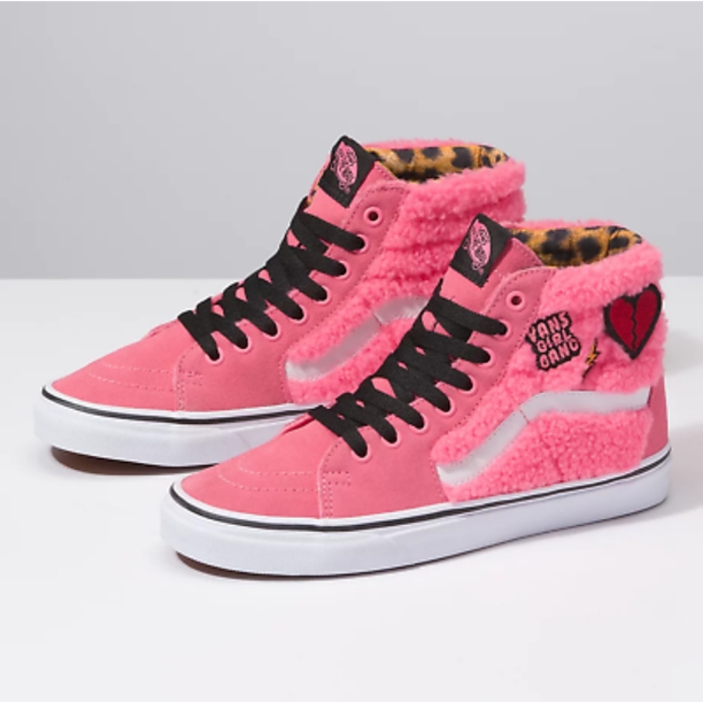 Vans SK8-Hi (Sherpa) Pink Lemonade Kids 3.5
